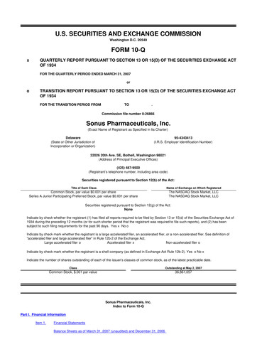 Thumbnail Achieve Life Sciences
 10-Q Quarterly Report FY 