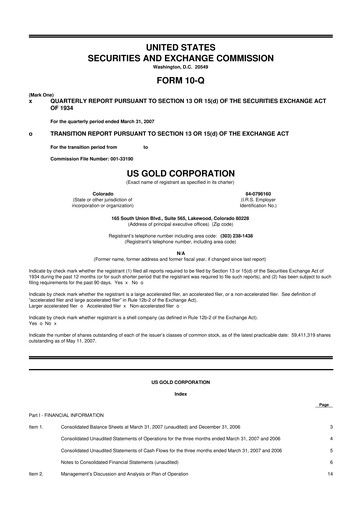 Thumbnail McEwen Mining 10-Q Quarterly Report FY 