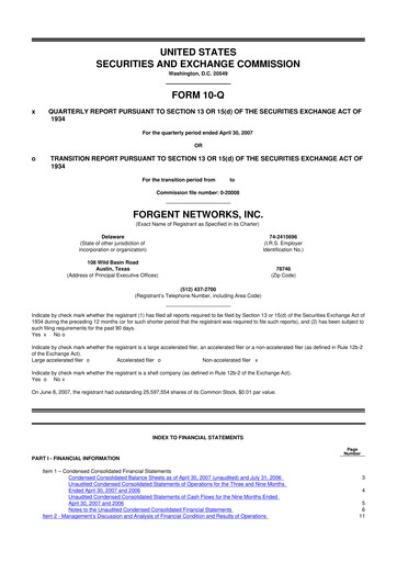 Miniature Asure Software
 10-Q Rapport trimestriel  
