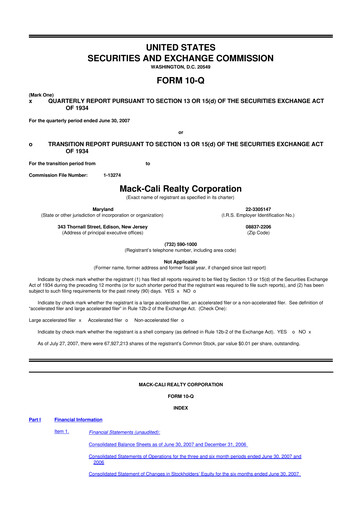 Thumbnail Veris Residential 10-Q Quarterly Report FY 
