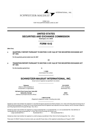 Thumbnail Mativ Holdings 10-Q Quarterly Report FY 