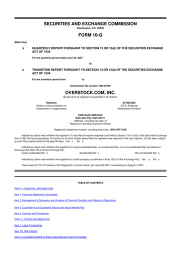 Miniature Bed Bath & Beyond 10-Q Rapport trimestriel  