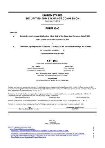 Thumbnail AXT Inc
 10-Q Quarterly Report FY 