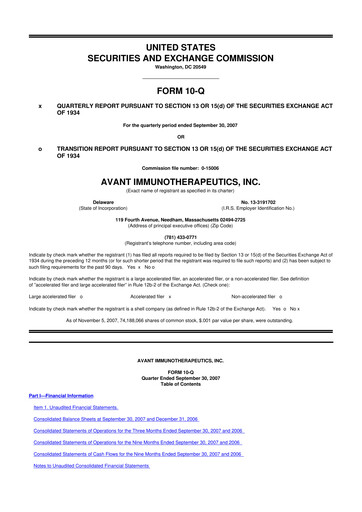 Thumbnail Celldex Therapeutics 10-Q Quarterly Report FY 