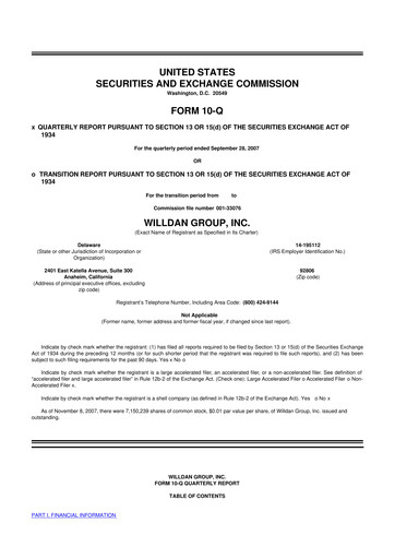 Thumbnail Willdan Group
 10-Q Quarterly Report FY 