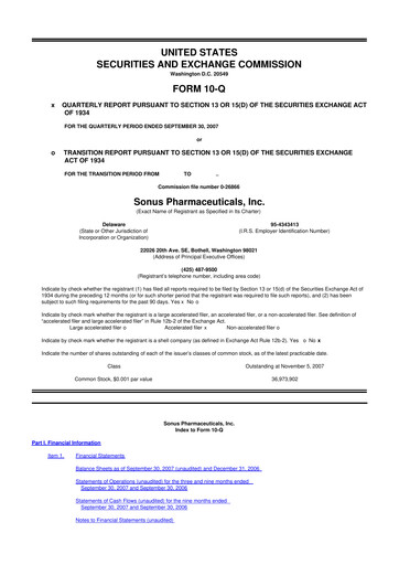 Thumbnail Achieve Life Sciences
 10-Q Quarterly Report FY 
