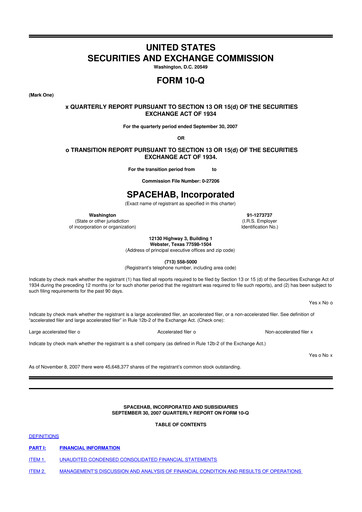Miniature Astrotech 10-Q Rapport trimestriel  