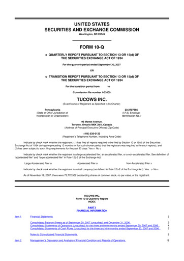 Thumbnail Tucows 10-Q Quarterly Report FY 