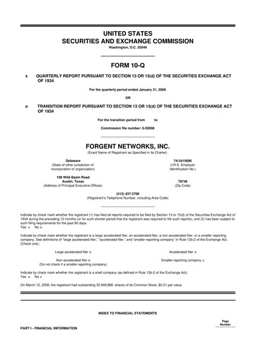 Miniature Asure Software
 10-Q Rapport trimestriel  
