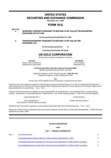 Thumbnail McEwen Mining 10-Q Quarterly Report FY 