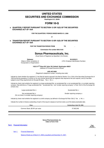 Thumbnail Achieve Life Sciences
 10-Q Quarterly Report FY 