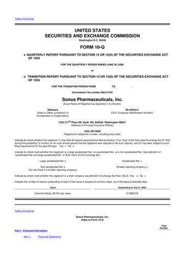 Thumbnail Achieve Life Sciences
 10-Q Quarterly Report FY 