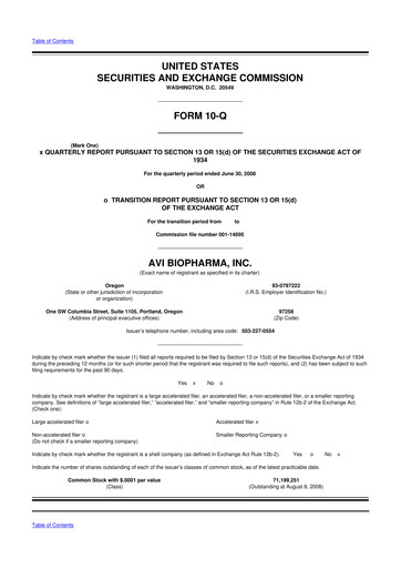 Thumbnail Sarepta Therapeutics
 10-Q Quarterly Report FY 
