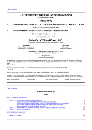 Thumbnail BIO-key International
 10-Q Quarterly Report FY 
