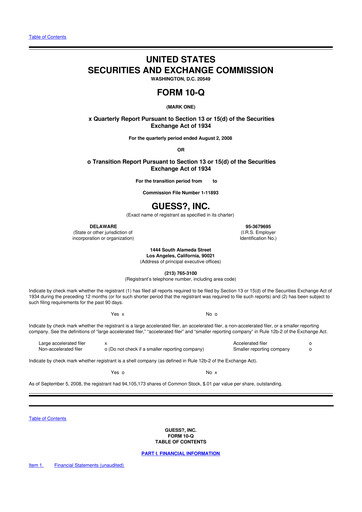 Thumbnail Guess 10-Q Quarterly Report FY 