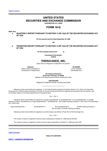 Thumbnail Innoviva 10-Q Quarterly Report FY 