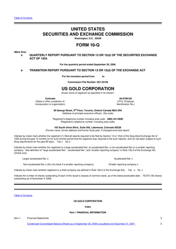 Thumbnail McEwen Mining 10-Q Quarterly Report FY 
