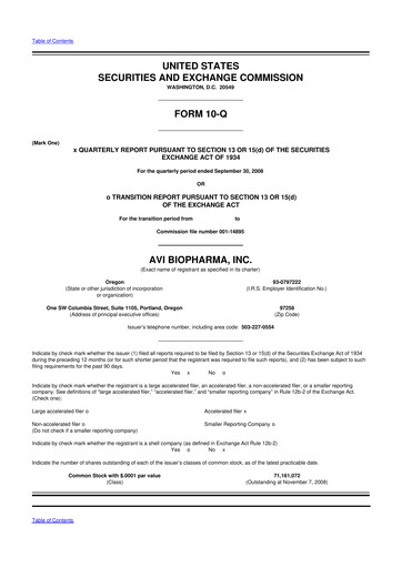Thumbnail Sarepta Therapeutics
 10-Q Quarterly Report FY 
