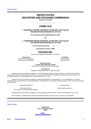 Thumbnail Tucows 10-Q Quarterly Report FY 