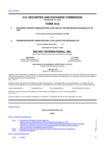 Thumbnail BIO-key International
 10-Q Quarterly Report FY 