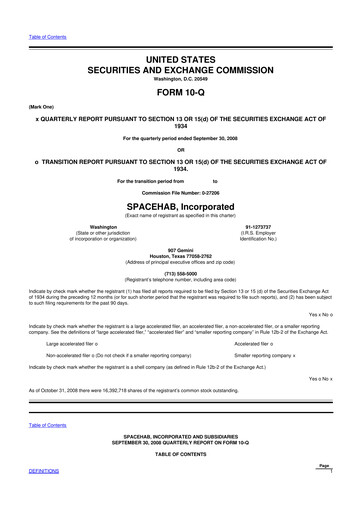 Miniature Astrotech 10-Q Rapport trimestriel  