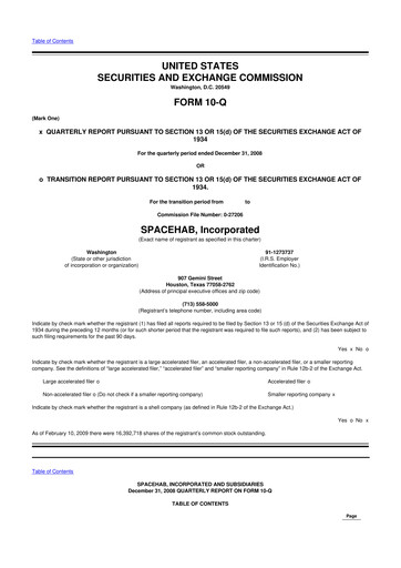 Miniature Astrotech 10-Q Rapport trimestriel  