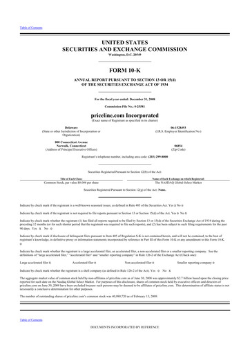 Thumbnail Booking Holdings (Booking.com) 10-K Annual Report 