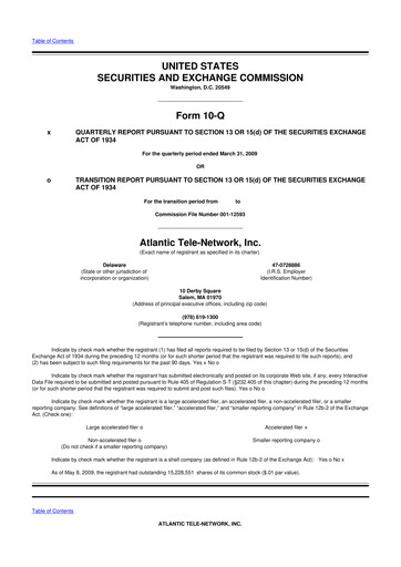 Thumbnail ATN International 10-Q Quarterly Report FY 