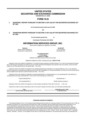 Thumbnail Information Services Group 10-Q Quarterly Report FY 