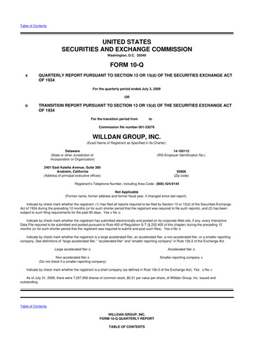 Thumbnail Willdan Group
 10-Q Quarterly Report FY 