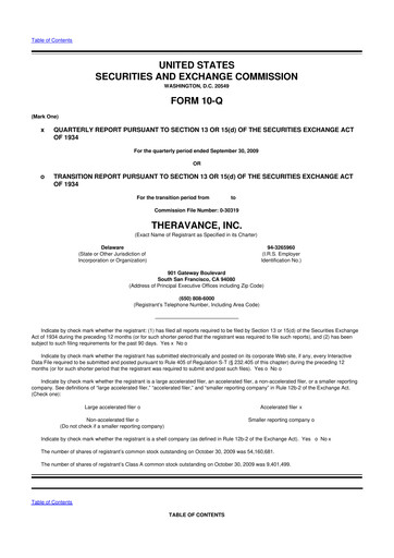 Thumbnail Innoviva 10-Q Quarterly Report FY 