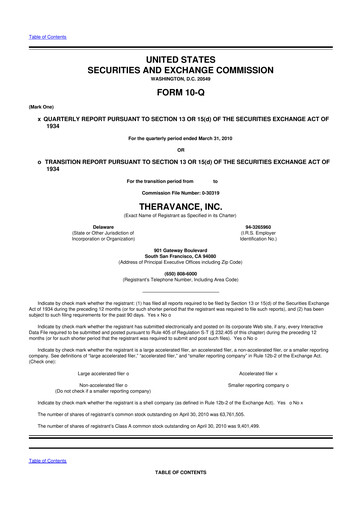 Thumbnail Innoviva 10-Q Quarterly Report FY 