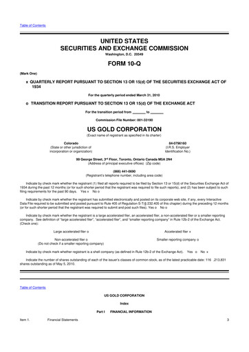 Thumbnail McEwen Mining 10-Q Quarterly Report FY 