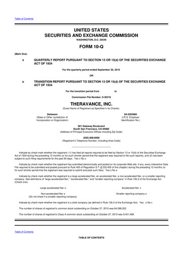 Thumbnail Innoviva 10-Q Quarterly Report FY 