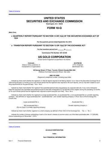 Thumbnail McEwen Mining 10-Q Quarterly Report FY 