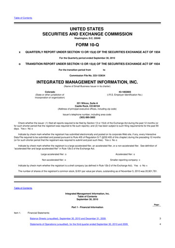 Vorschaubild Where Food Comes From 10-Q Quartalsbericht  