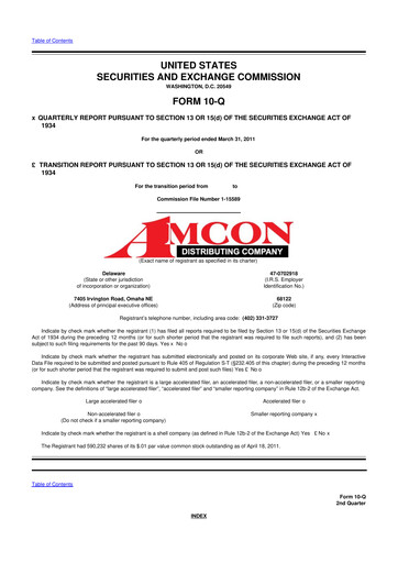 Vorschaubild AMCON Distributing Company 10-Q Quartalsbericht  