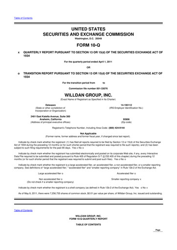 Thumbnail Willdan Group
 10-Q Quarterly Report FY 