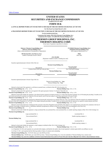 Thumbnail Thermon Group 10-K Annual Report 