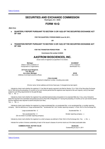 Thumbnail Vericel
 10-Q Quarterly Report FY2011 