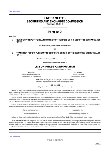 Thumbnail VIAVI Solutions
 10-Q Quarterly Report FY2012 