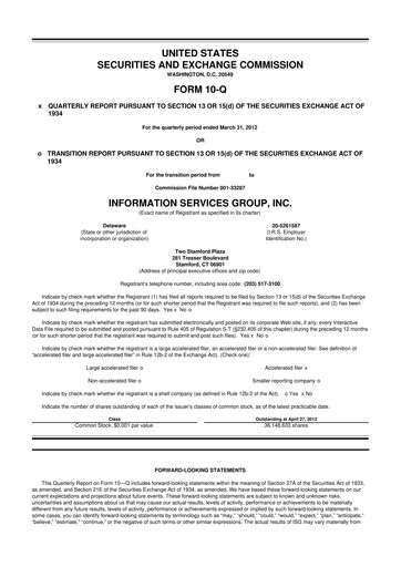 Thumbnail Information Services Group 10-Q Quarterly Report FY2012 