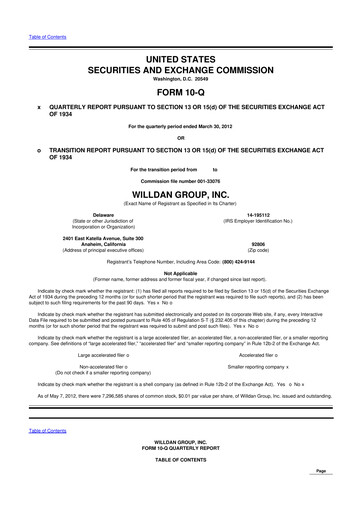 Thumbnail Willdan Group
 10-Q Quarterly Report FY2012 