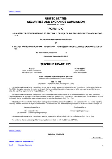 Thumbnail Nuwellis 10-Q Quarterly Report FY2012 