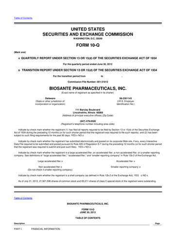 Thumbnail ANI Pharmaceuticals 10-Q Quarterly Report FY2012 