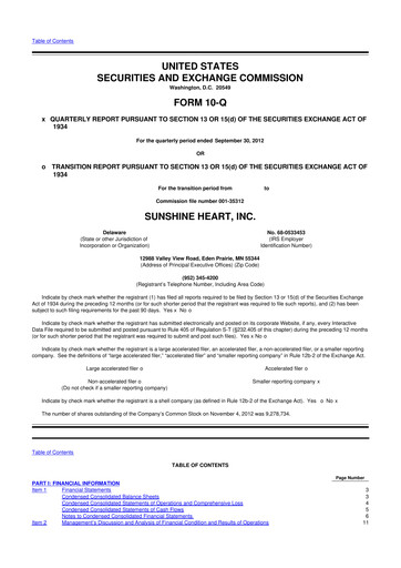 Thumbnail Nuwellis 10-Q Quarterly Report FY2012 