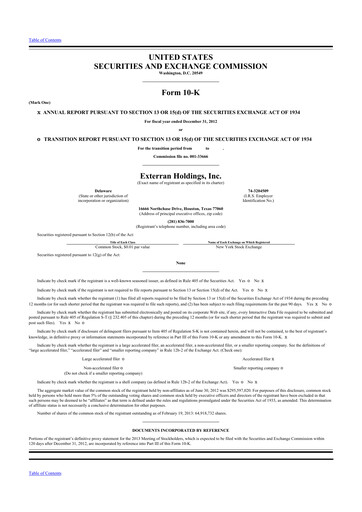 Thumbnail Archrock 10-K Annual Report 2012