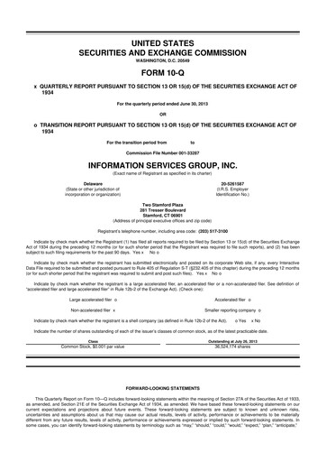 Thumbnail Information Services Group 10-Q Quarterly Report FY2013 