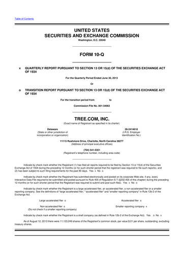 Miniature LendingTree 10-Q Rapport trimestriel 2013 