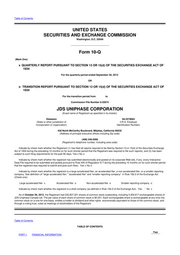 Thumbnail VIAVI Solutions
 10-Q Quarterly Report FY2014 